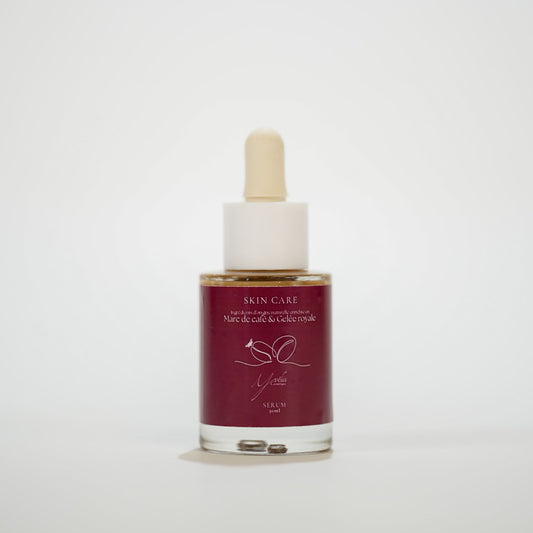 Sérum Gelée royale & Marc de café - Enrichie à l'Acide hyaluronique