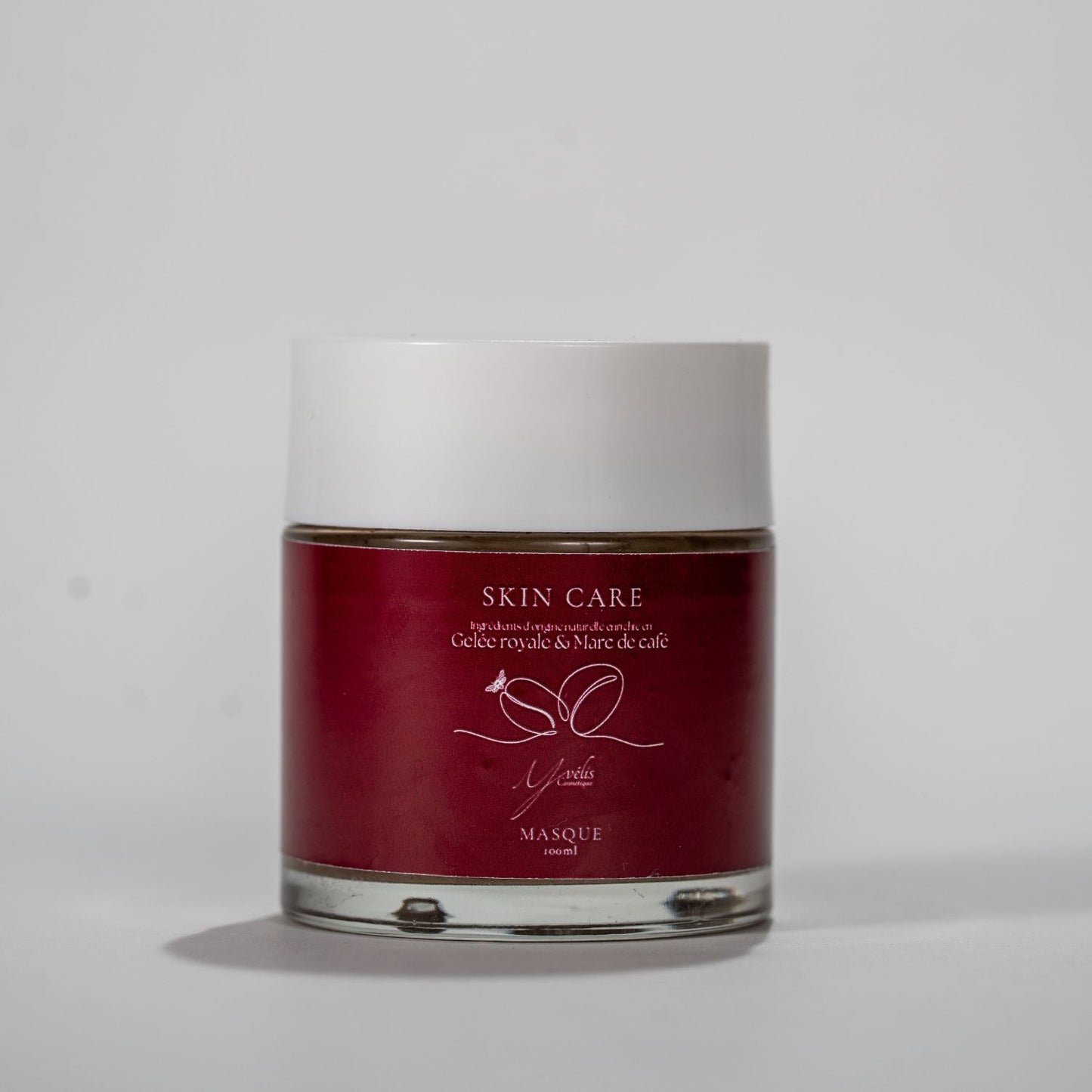 Masque Gelée Royale & Marc de café - Enrichie à l'argile de Kaolin